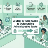 How to Outsource Administrative Tasks A Step-by-Step Guide how to outsource administrative tasks step by step guide illustration